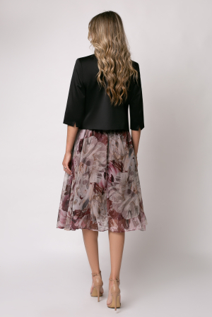 Sacou negru scurt tip bolero [6]