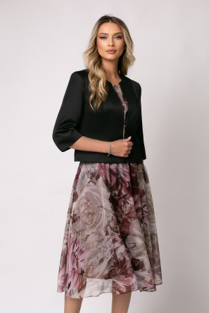 Sacou negru scurt tip bolero [1]