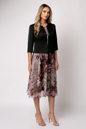 Sacou negru scurt tip bolero [4]