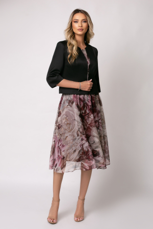 Sacou negru scurt tip bolero [5]