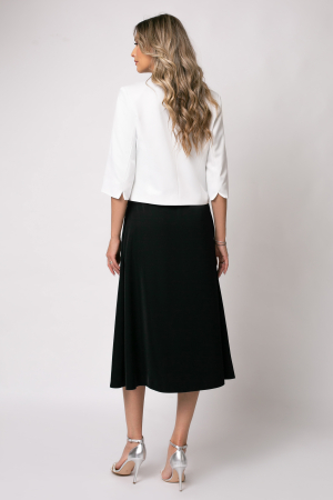 Sacou alb scurt tip bolero [3]