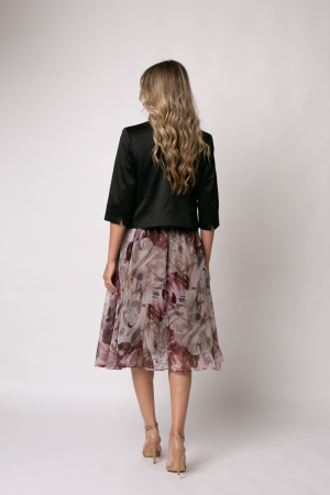 Sacou negru scurt tip bolero [1]