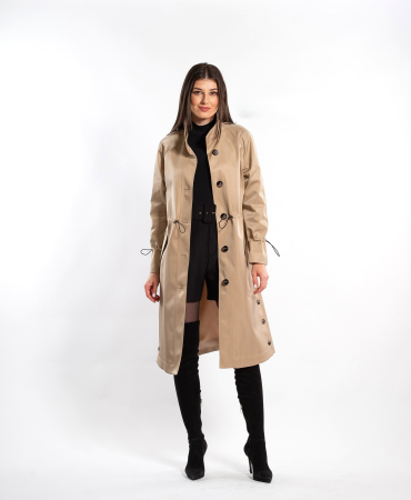Trenci SENTIERRI bej cu guler tunică [2]