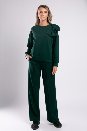 Trening verde cu pantalon larg și fundă 3D [1]