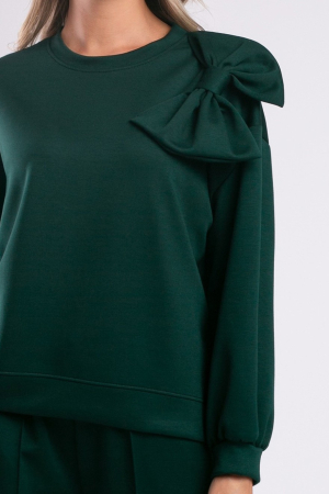 Trening verde cu pantalon larg și fundă 3D [4]