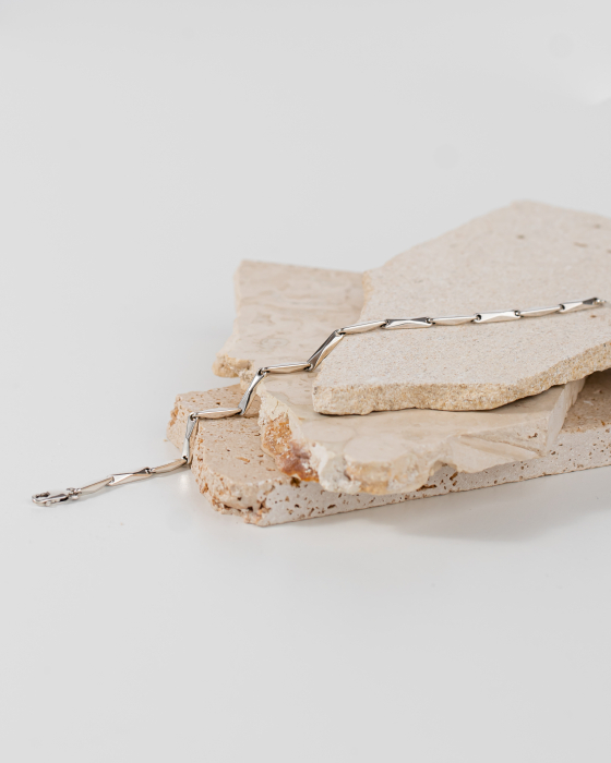 Bratara conexiune  din argint lucrata manual [2]