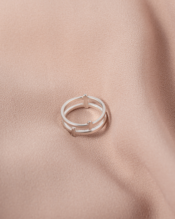 Inel din argint lucrat manual [3]