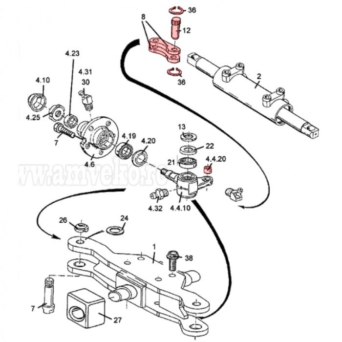 Link kit rear axle Jungheinrich DFG 16K [2]