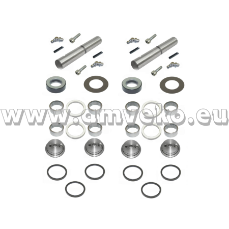 Rear axle steering spindle kit Linde forklift 352-02 axle - type 1 0 3424530212, 0009246700 [1]