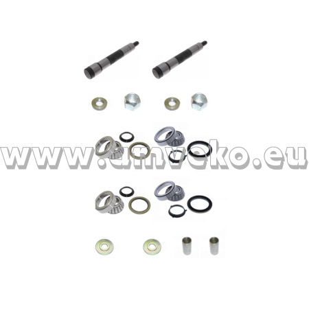 Forklift Steering Kit - Repair kit king pin steering link - Linde forklift 392 - 3024530216, 3024509001, 3024509000