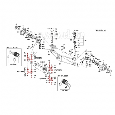 Steering rod kit Toyota 02-7FGJF35 [1]