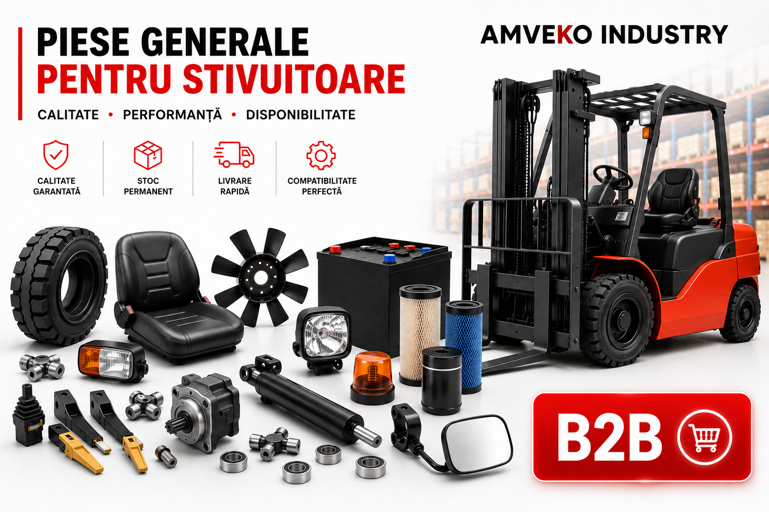 De ce aleg companiile Amveko Industry | Piese stivuitoare și soluții logistice