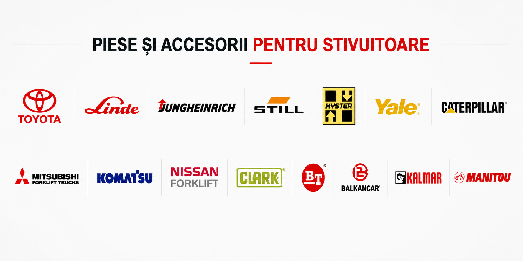 Piese pentru toate tipurile de stivuitoare Amveko Industry