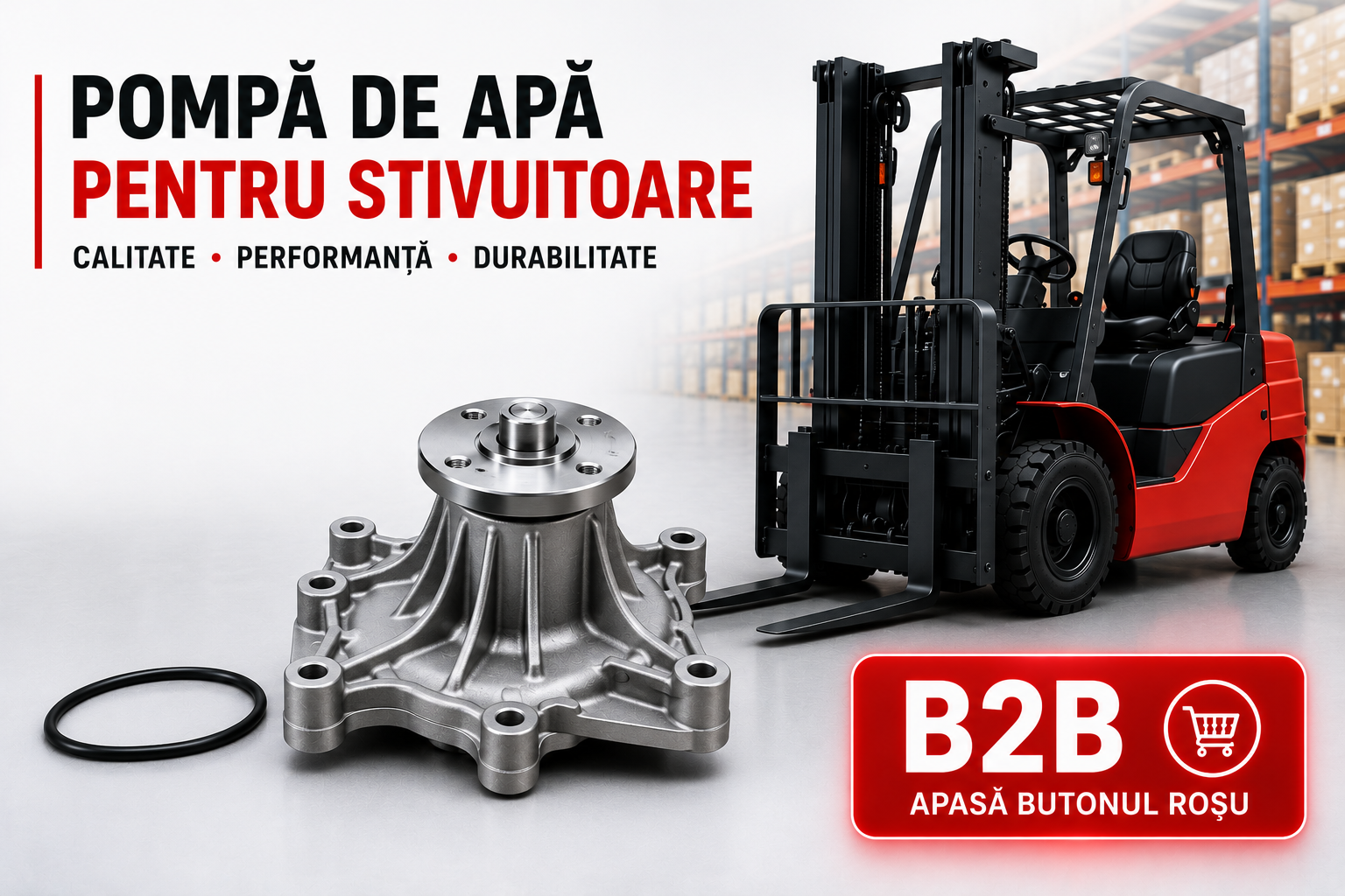 Cum îți dai seama că pompa de apă a stivuitorului trebuie înlocuită?
