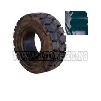 Anvelope pline superelastice - Anvelopa plina economica cu click 650X10 - 10069985