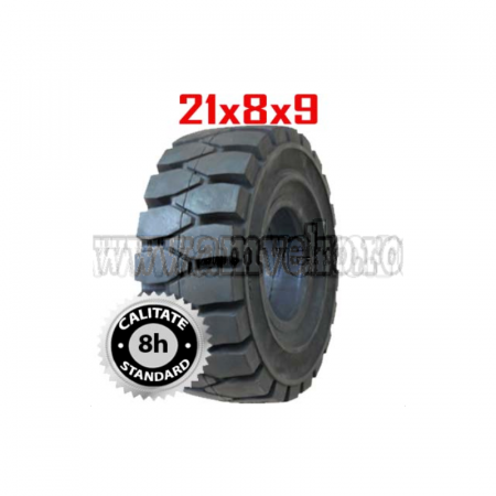Anvelope stivuitor - Anvelopa plina standard cu click 21X8X9 - 10070241