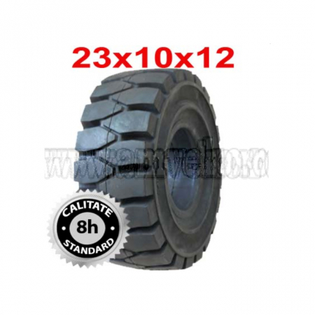 Anvelope stivuitor - Anvelopa plina standard cu click 23x10x12 - 10026481