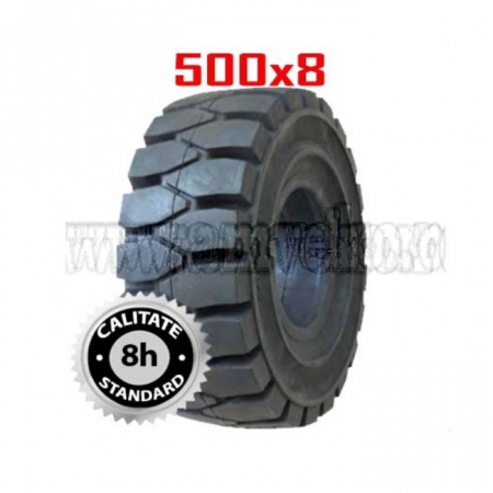 Anvelope stivuitor - Anvelopa plina standard cu click 500x8 - 10026497