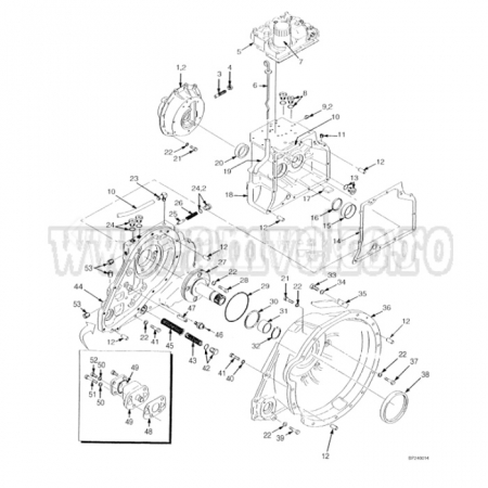 Garnitura pompa transmisie stivuitor Hyster - 10098182 [1]