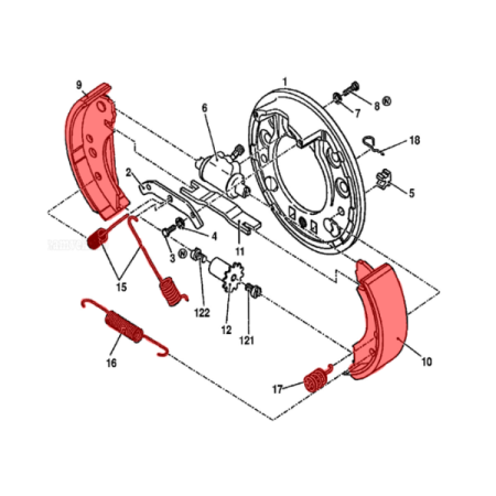 Kit sistem franare Jungheinrich EFG115 [1]