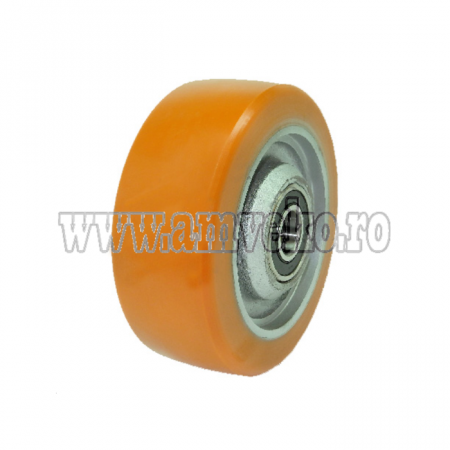 Roti - role - Roata stabilizatoare poliuretan / janta otel 140x54/60x20 mm - 10061209