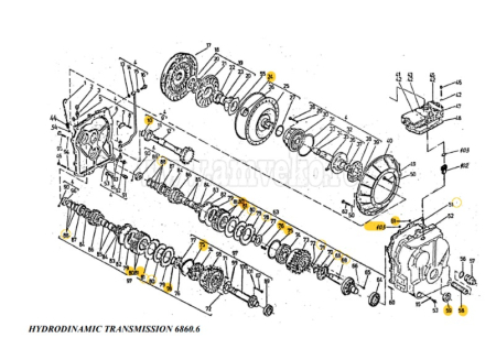 Segment transmisie FI30 mm stivuitor Balkancar - 10033256 [2]