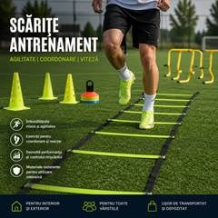 Scărițe antrenament pentru agilitate, coordonare și viteză
