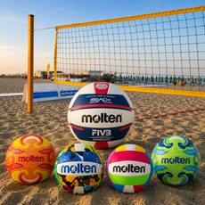 Molten Beach Volleyballs, Posts, Nets and Beach Volleyball Court Lines