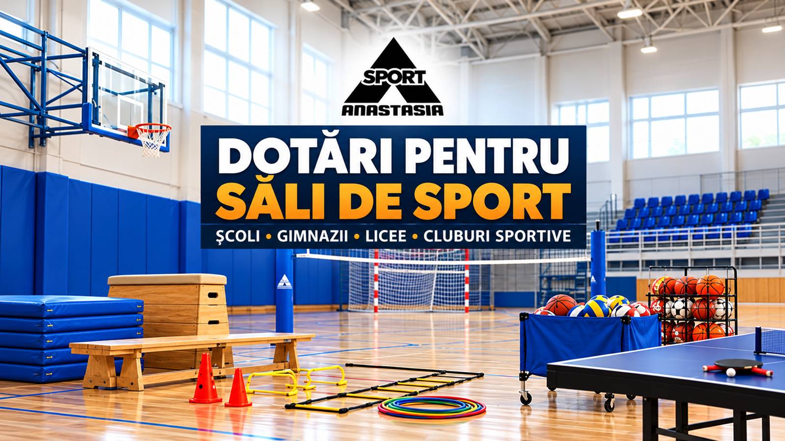 Dotarea unei săli de sport școlare – ghid complet de echipamente pentru școli, gimnazii și licee