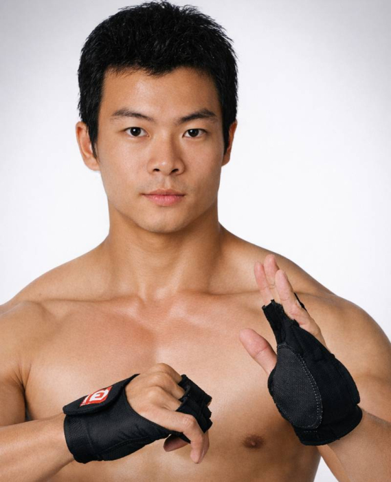 Manusi fitness / antrenament Strong, palma antiderapanta PVC, material SBR si nylon [2]