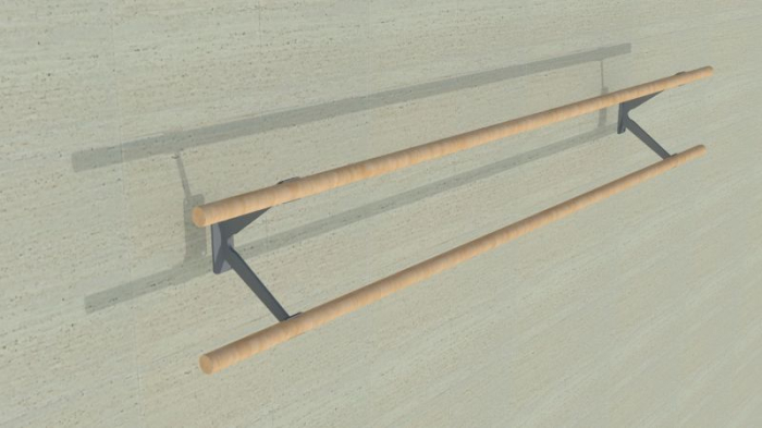 Double wall ballet bars [4]