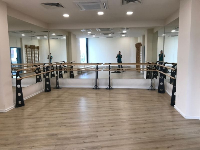Bara de balet dubla cu suport podea, model Aqualife [4]