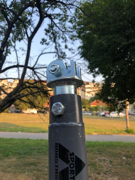 Bara orizontala gimnastica, inaltime reglabila [7]