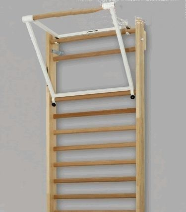 Folding high bar for wall bar [2]