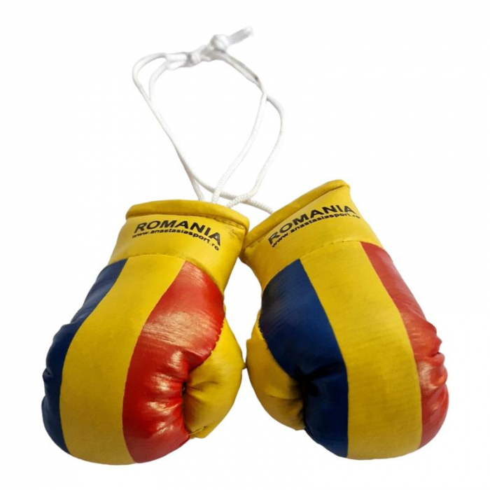 Breloc mini manusi box Anastasia Sport cu tricolorul Romaniei [1]