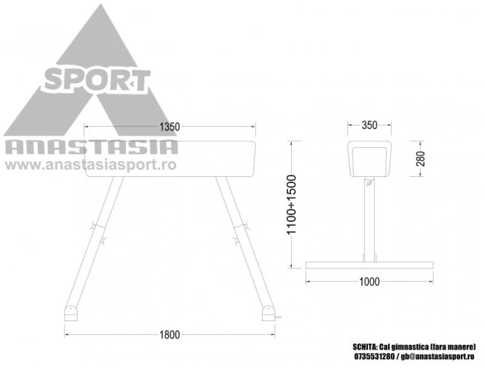 POMMEL HORSE WITH HANDLES [5]