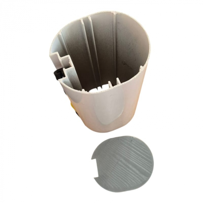 Capace protectie profil oval din aluminiu 120x100 mm [6]