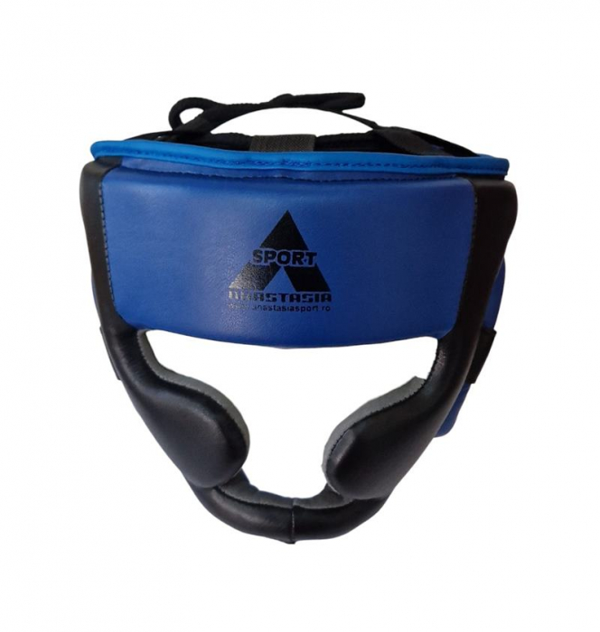 Casca box junior Anastasia Sport, marime S, culoare albastru cu negru [6]