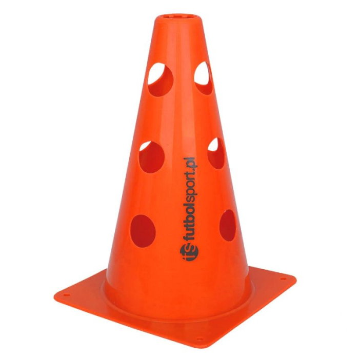 Set of 10 Sportech Training Cones, 30 cm, with Holes [2]