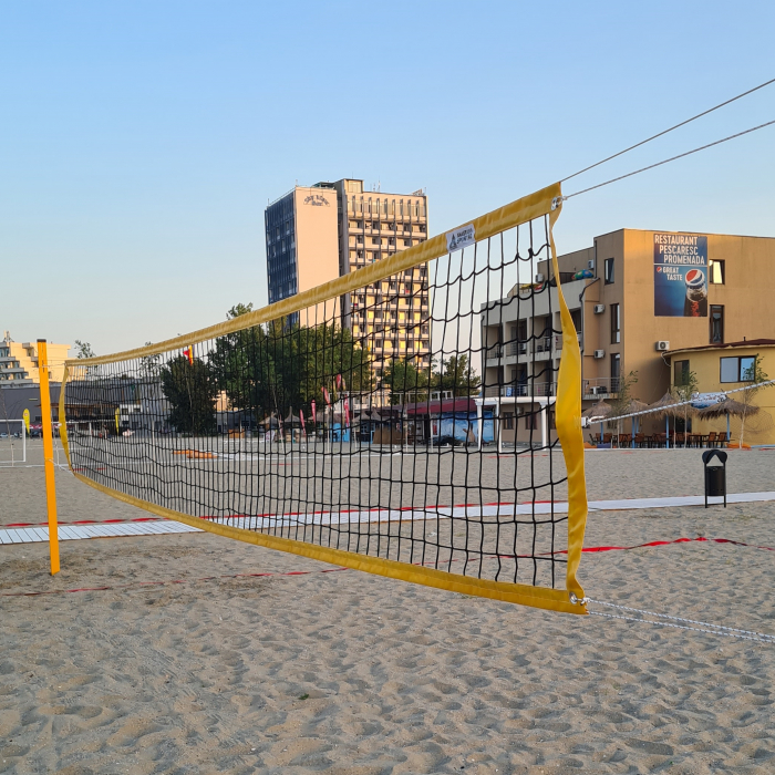 Fileu volei plaja Anastasia Sport, 8.5x1 m, cu cablu din otel [5]
