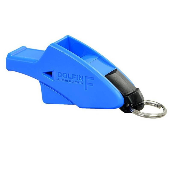 Fluier fotbal / handbal Molten Dolfin F RA0070, albastru, 124 dB, cu snur [6]