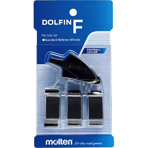 Fluier pentru fotbal Molten Dolfin F RA0070-KS cu flip-grip [14]