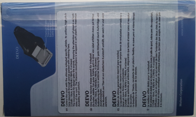 Fluier profesional Molten DEEVO ® pentru volei [12]