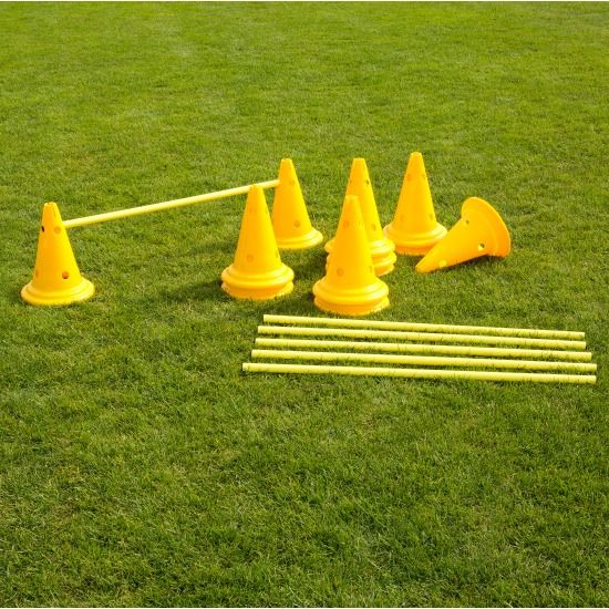 Gardulet antrenament Liski: 2 conuri + baston [4]