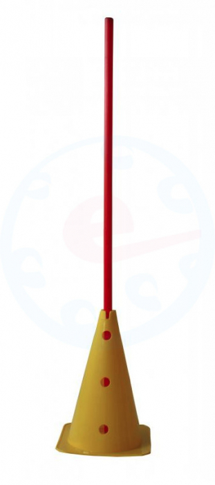 Gardulet antrenament Sportech: 2 conuri + baston [3]