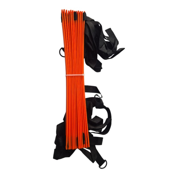 Master Sport Agility Training Kit, 6 Adjustable Hurdles, 6 m Agility Ladder, 20 Cones/Markers [10]