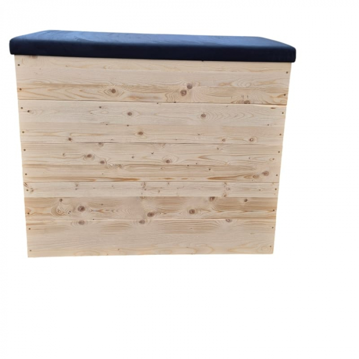 Lada gimnastica scolara, 5 module trapezoidala, lemn masiv [4]