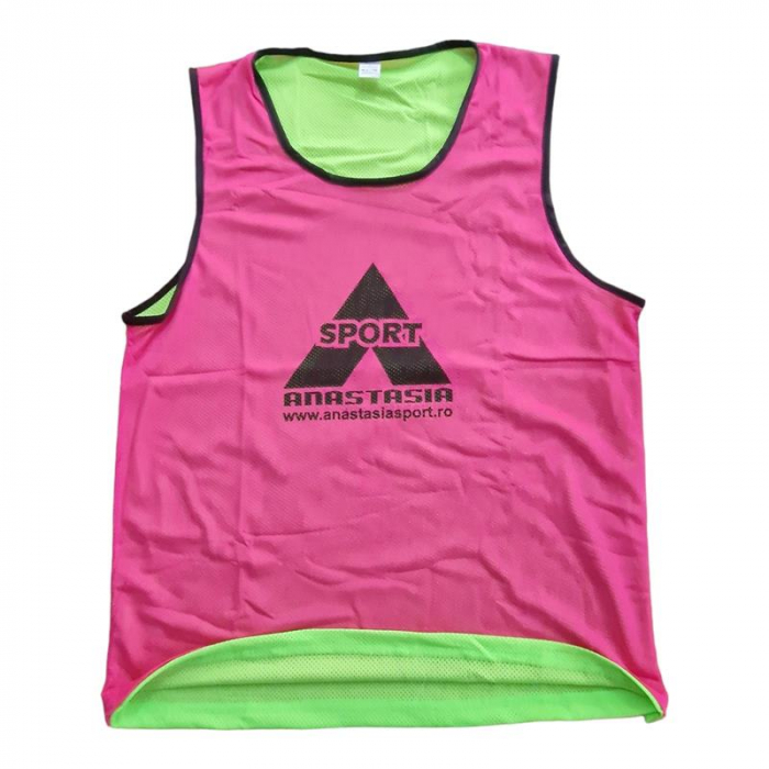 Reverse mesh bib Anastasia Sport pink / green [5]