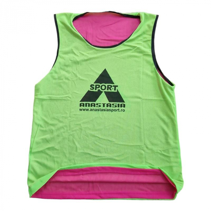 Reverse mesh bib Anastasia Sport pink / green [4]
