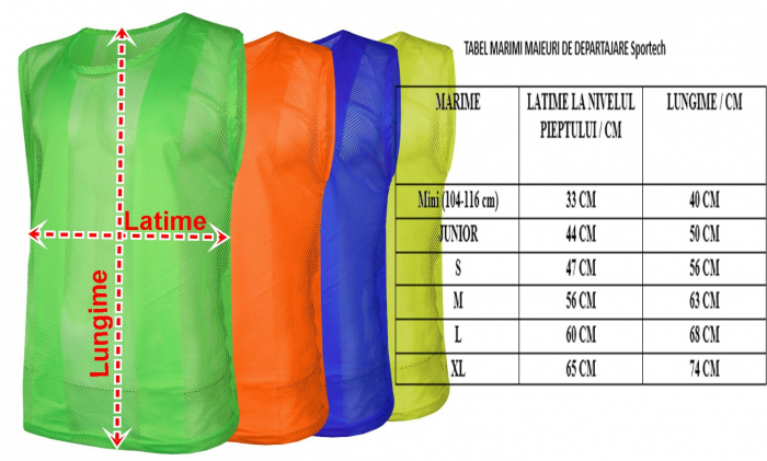 Sportech training bib, yellow [3]